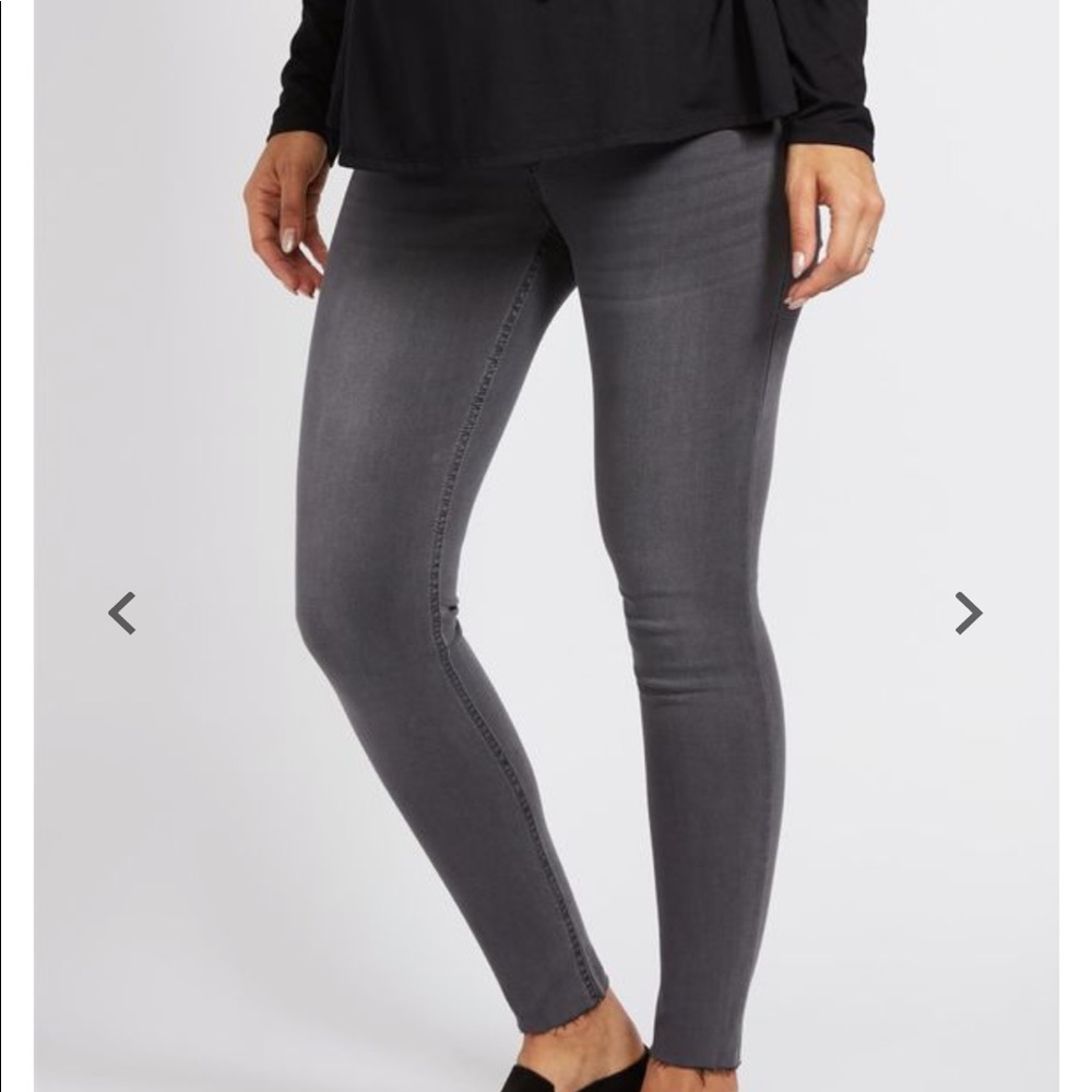 Indigo Blue | Maternity Ankle Jeggings